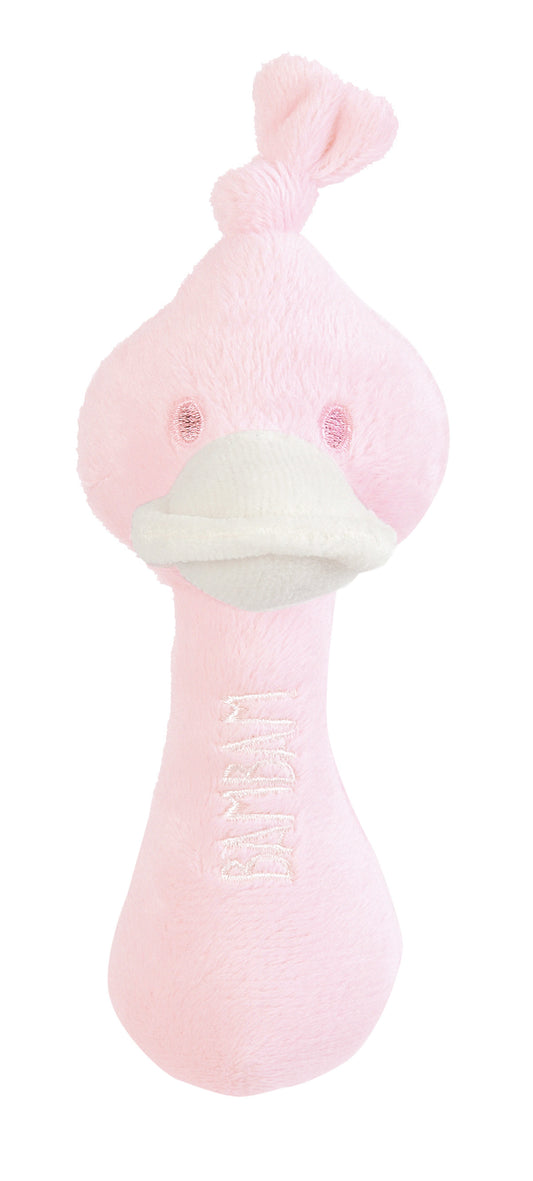 Bambam - Duck Rattle Soft Pink