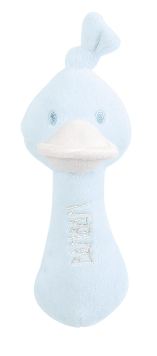 Bambam - Duck Rattle Soft Blue