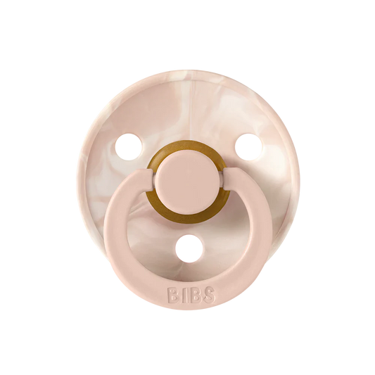 BIBS Silicone Pacifier - Tie Die Blush Ivory