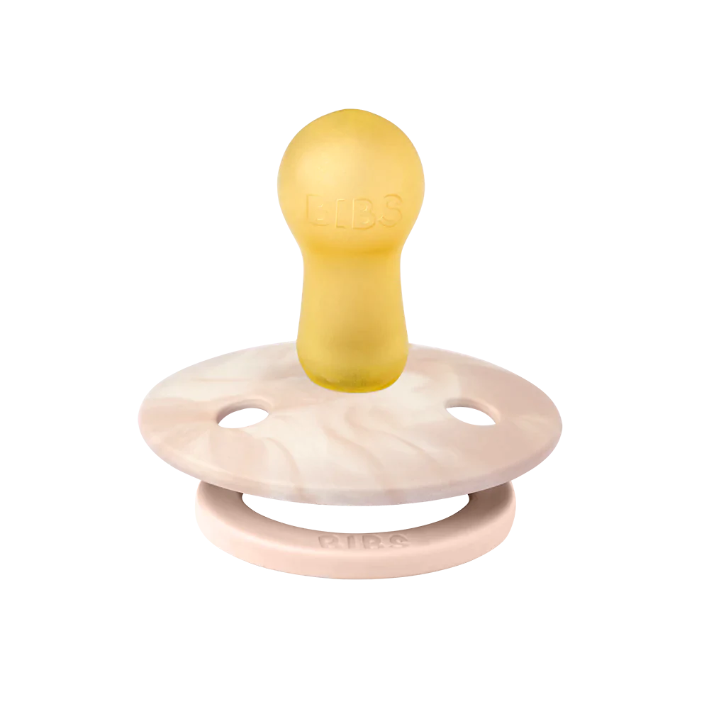 BIBS Silicone Pacifier - Tie Die Blush Ivory