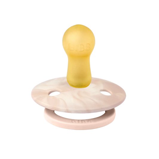 BIBS Silicone Pacifier - Tie Die Blush Ivory