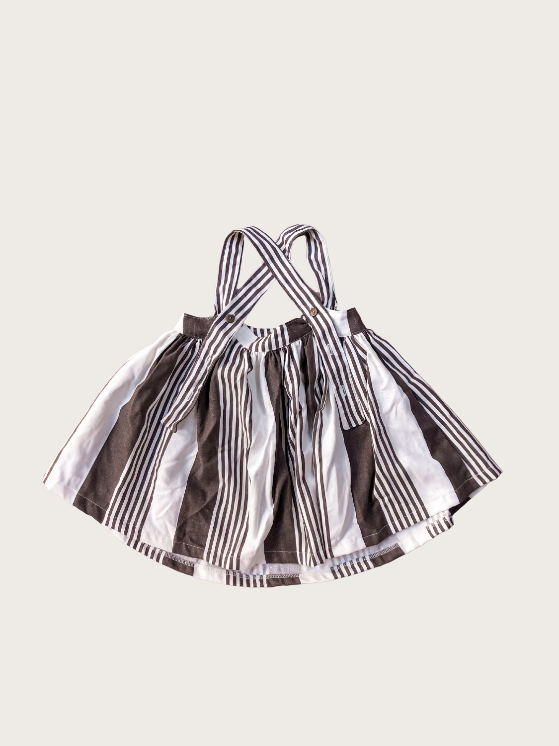 Nomad & Grace - Lycia Pinafore 100% Cotton - Striped